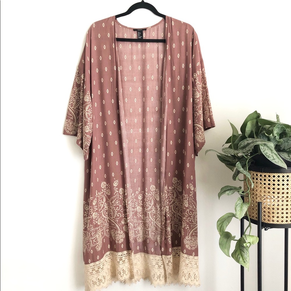 FOREVER 21 Long Kimono